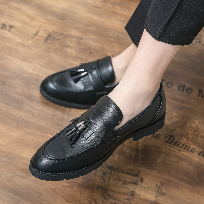 Men's Leather British Style Outdoor Shoes