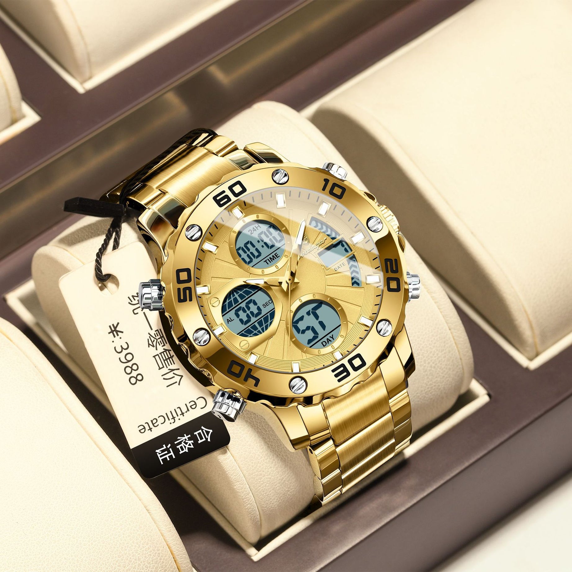 Men's Dual-display Electronic Watch