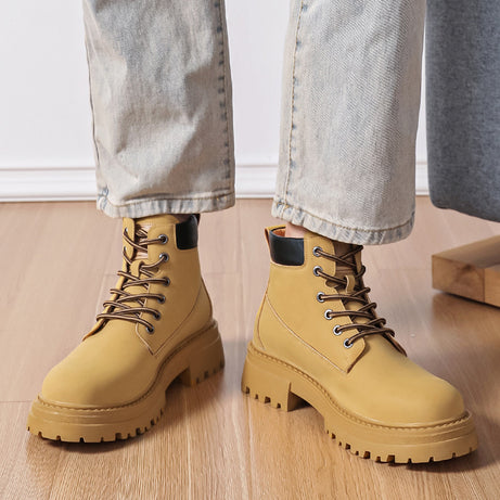 Men's Martin Boots Trendy British Style Shoes