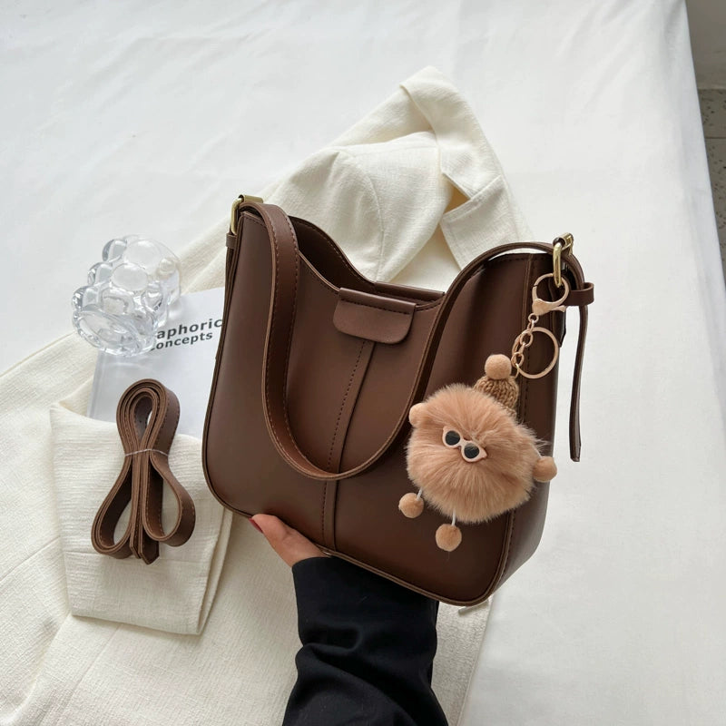 Women's Versatile Luxury Shoulder Bucket Bag