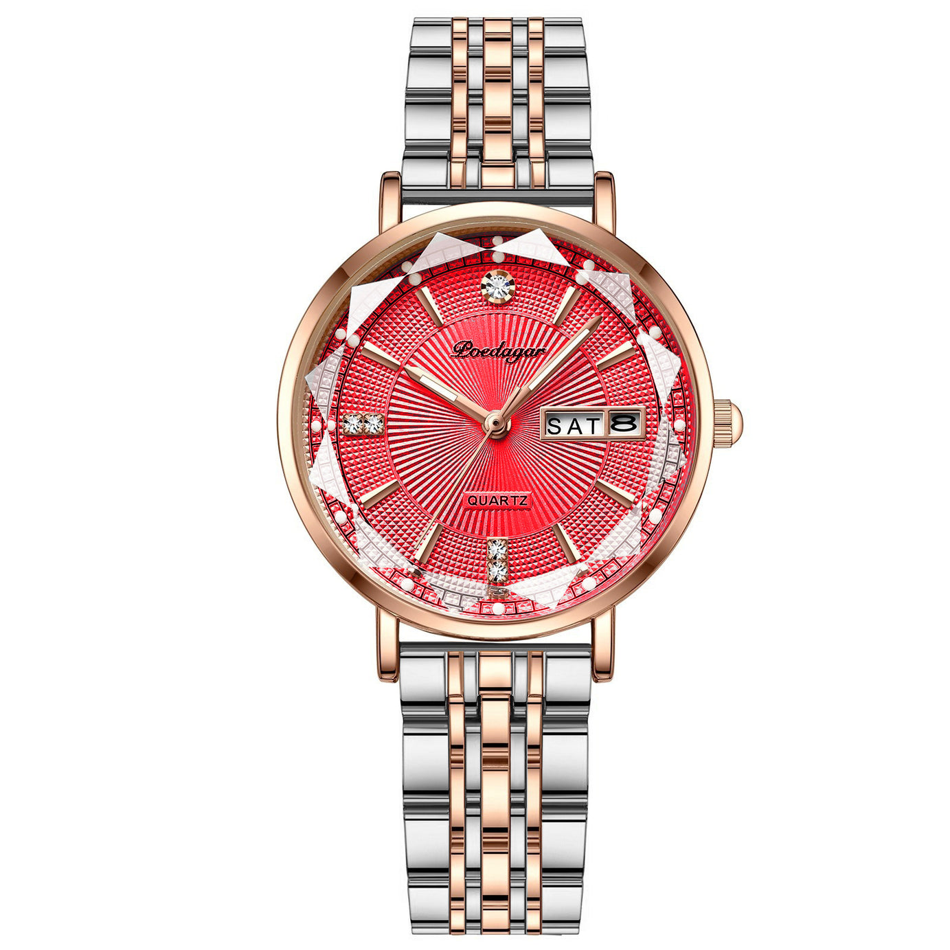 Women's Trendy Double Calendar Watch