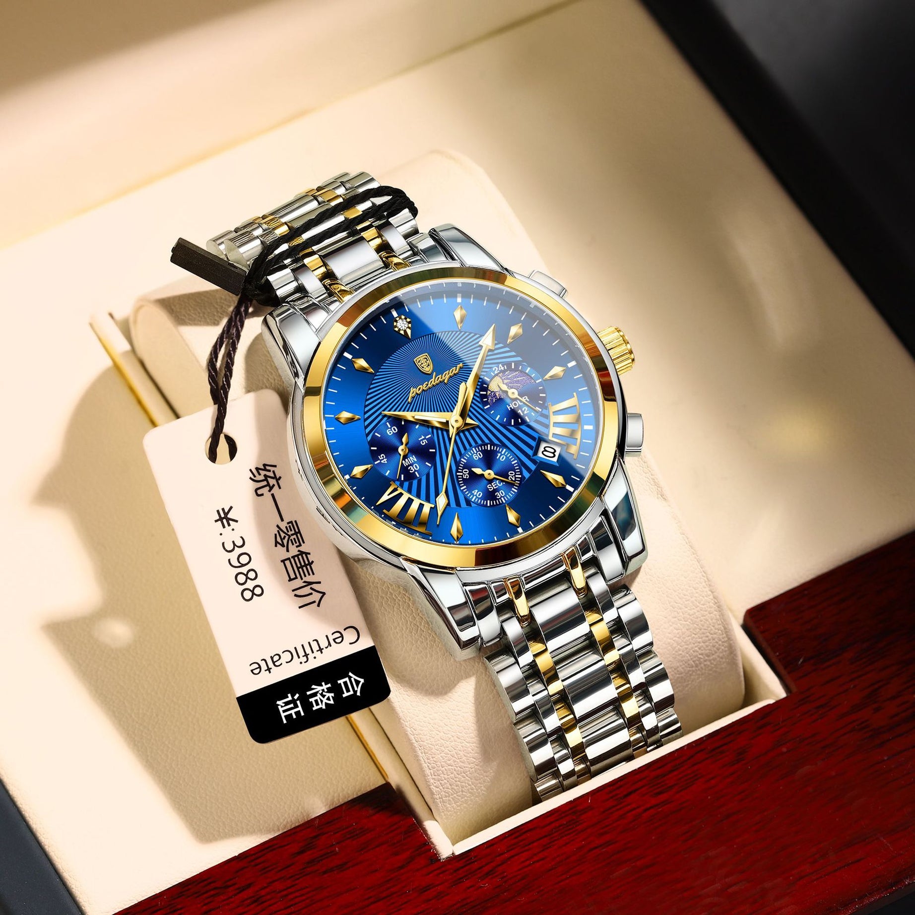 Men's Multi-functional Quartz Watch