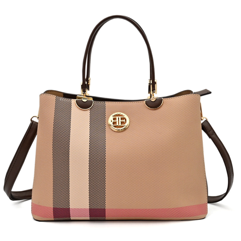 Women's Leather Trendy Large Capacity Handbag