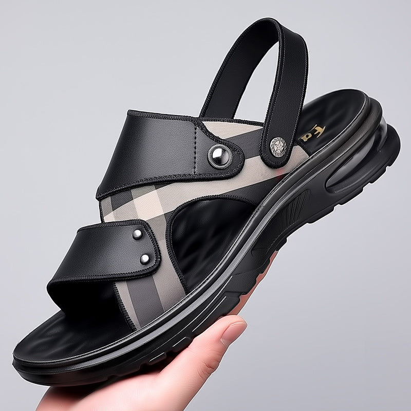 Men's Genuine Leather Summer Sandals
