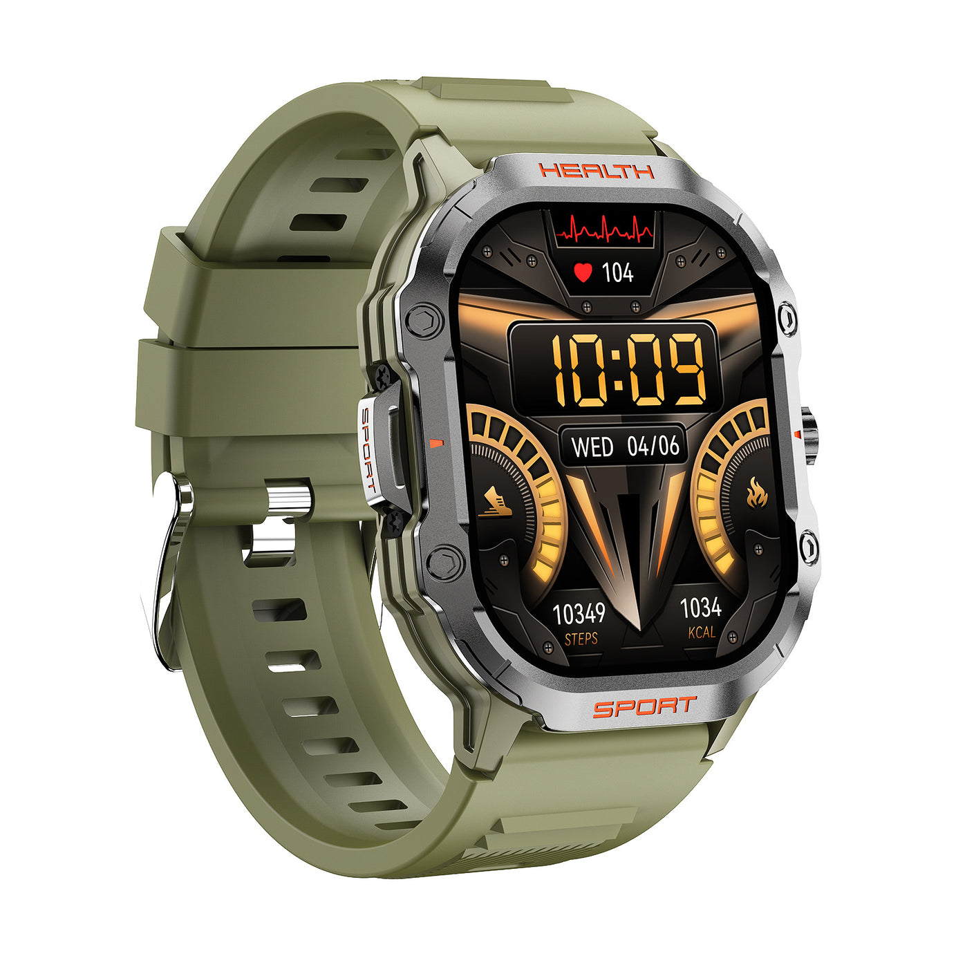 Outdoor HK24 Bluetooth Call Smart Watch