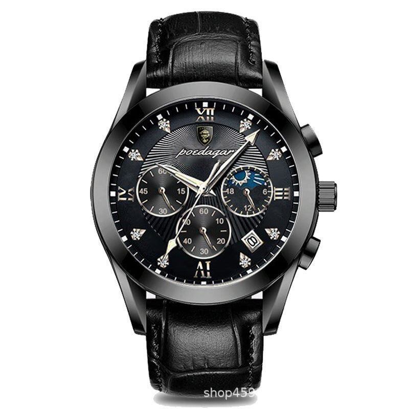 Men's Multi-Function Trendy Watch
