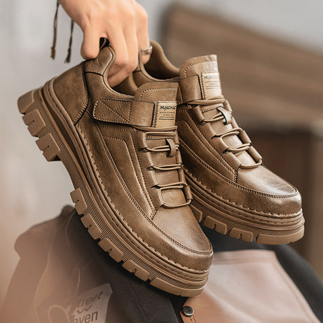 Men's Leather Fashion Trend Martin Boots Casual Shoes