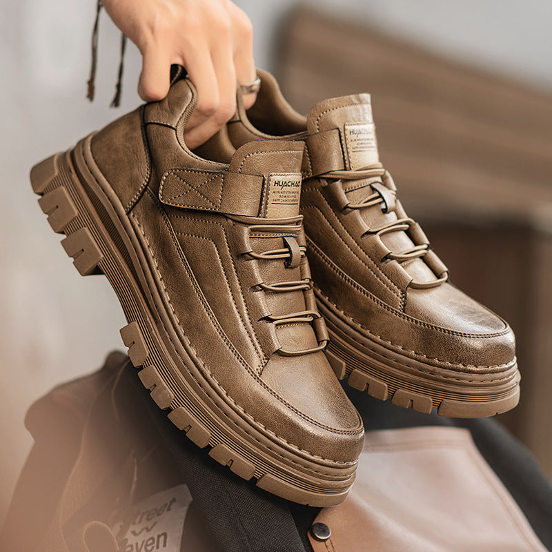 Men's Leather Fashion Trend Martin Boots Casual Shoes