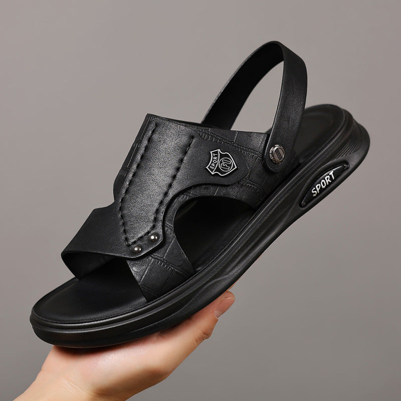 Men's Leather Breathable Sandals