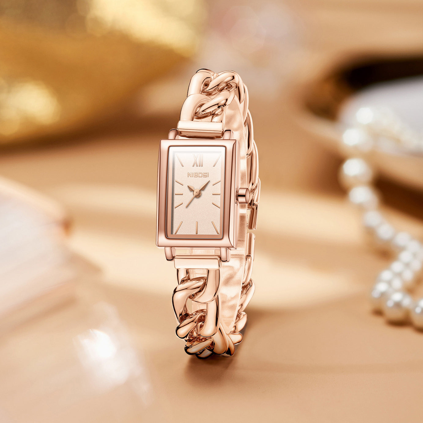 Women's Simple Design Square Watch