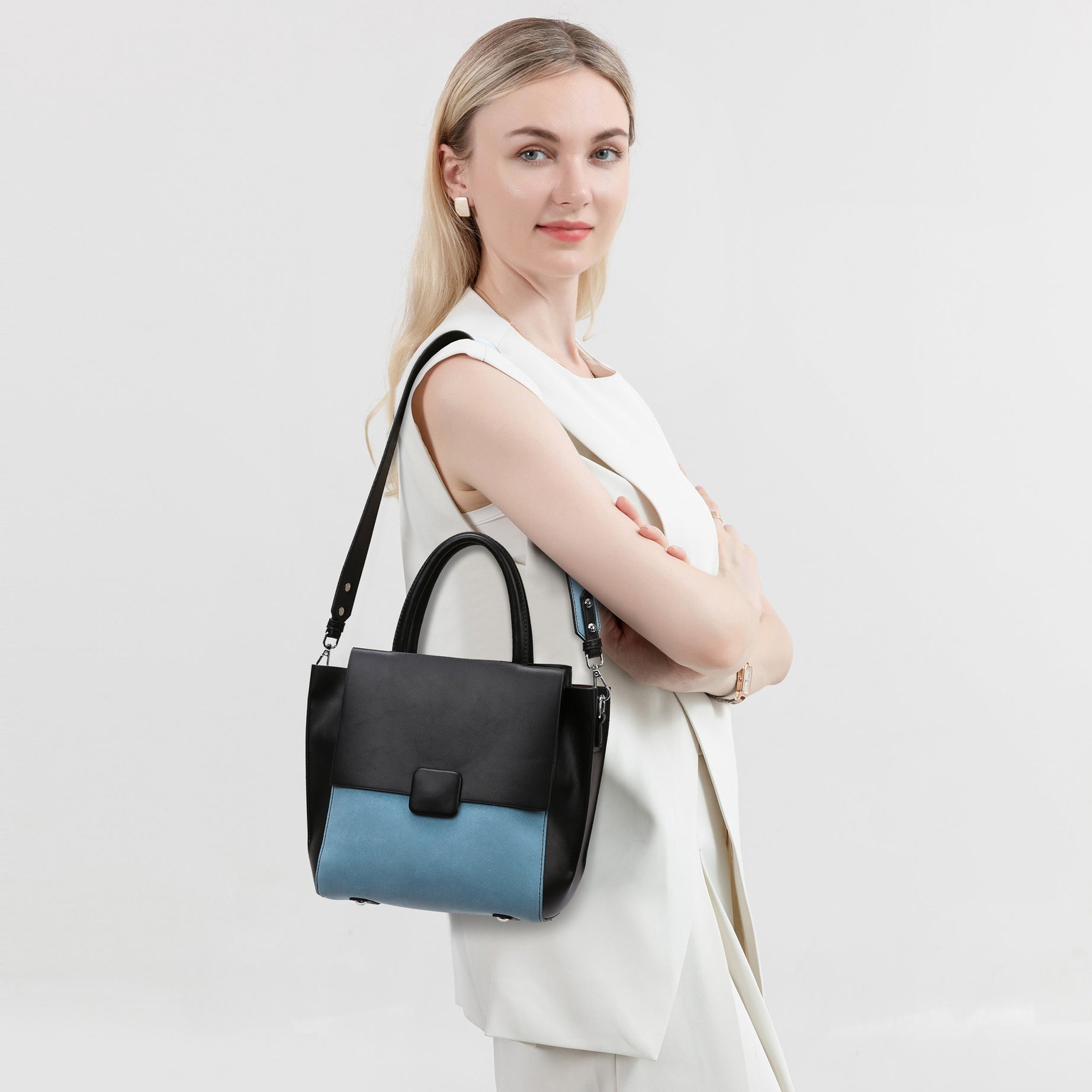 Women's Leather Stylish Casual Handbag