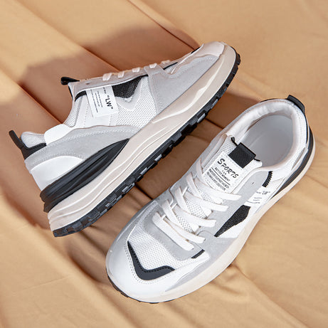 Men's Low-Top Suede Stitching Forrest Gump Running Shoes