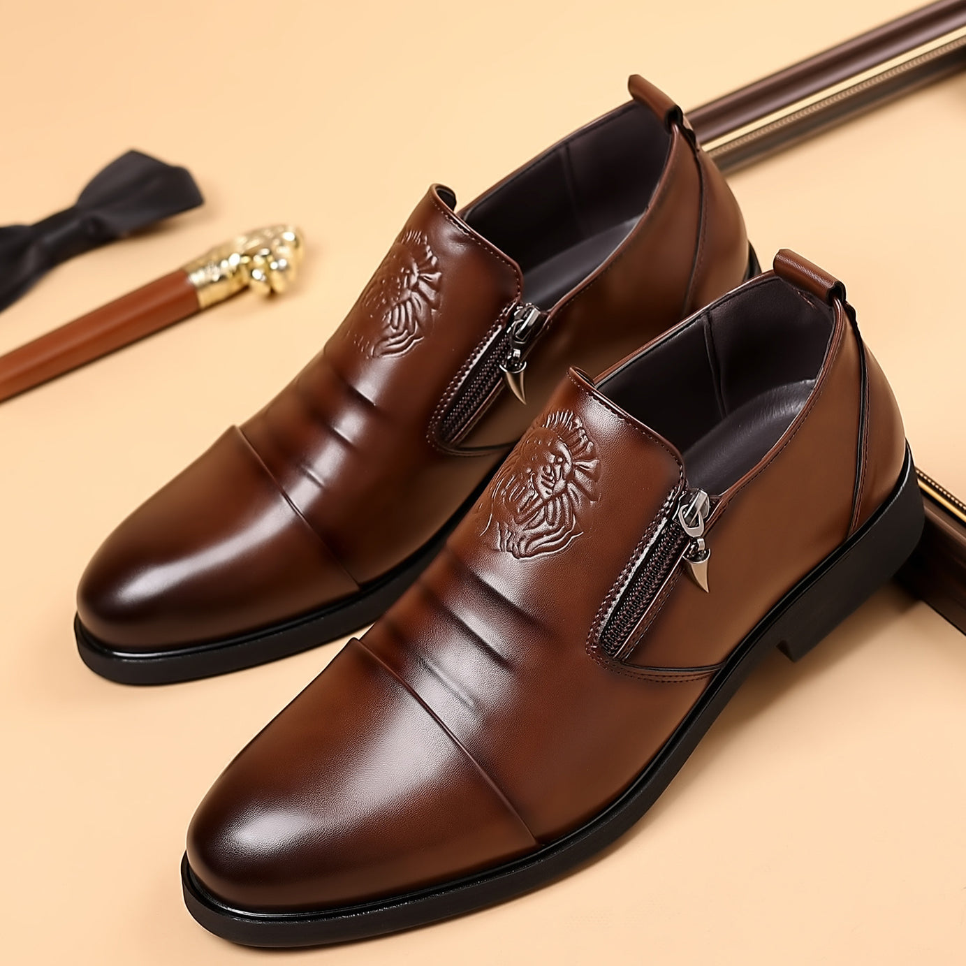 Men's Leather Pointed Versatile Fashion Shoes