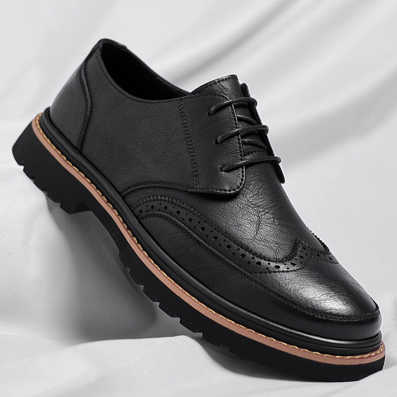 Men's Leather British Style Casual Shoes