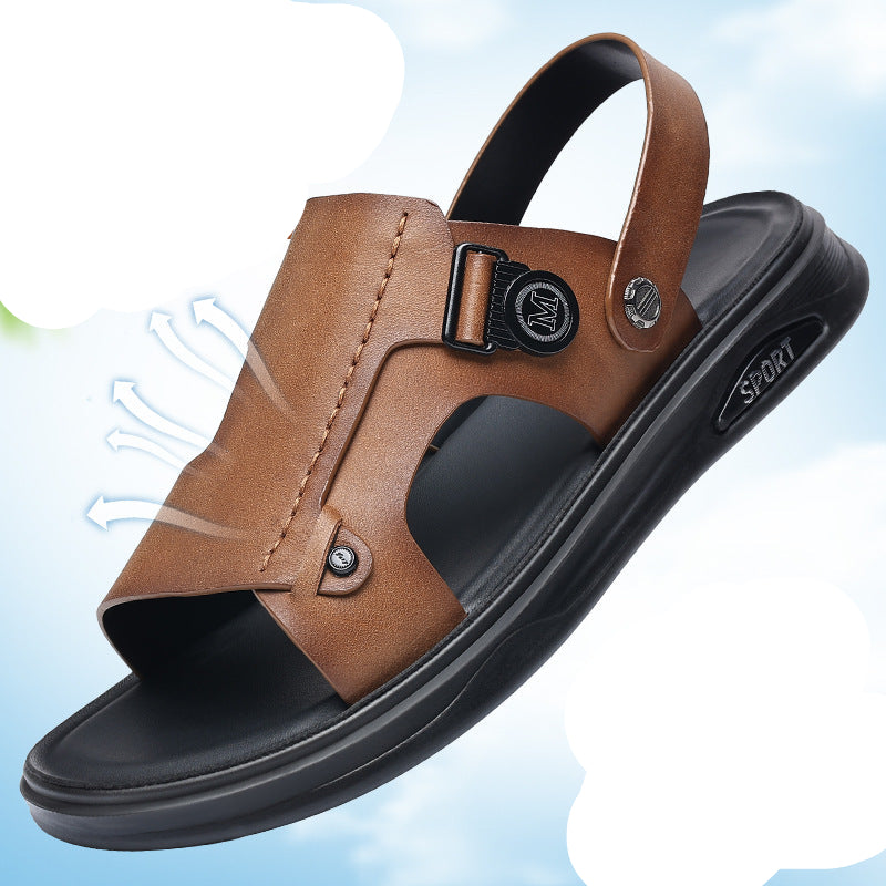 Men's Genuine Leather Outdoor Sandals