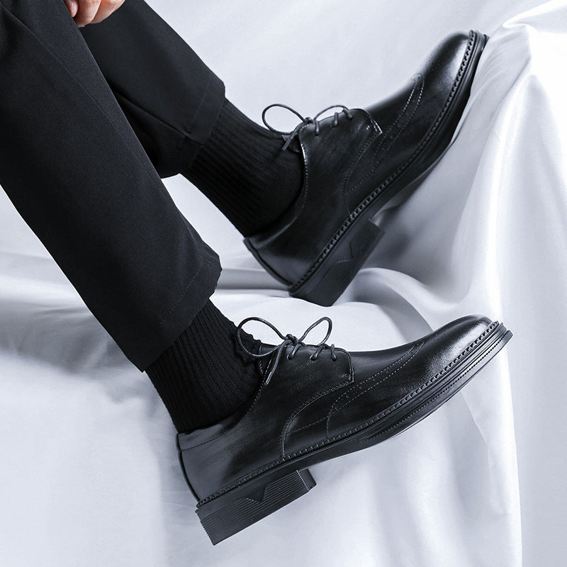 Men's Fashion British Style Leather Shoes