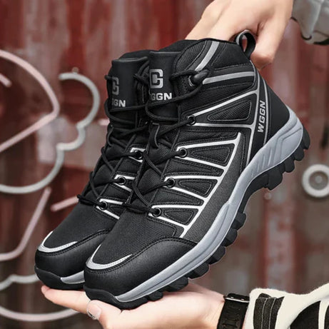 Men's Synthetic Leather High-Top Hiking Boot