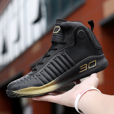 Men's Microfiber High-Top Sports Shoes