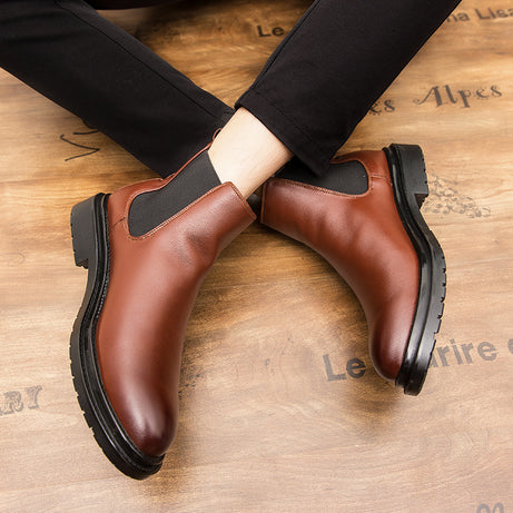 Men's High-top Foot Set Chelsea Boots