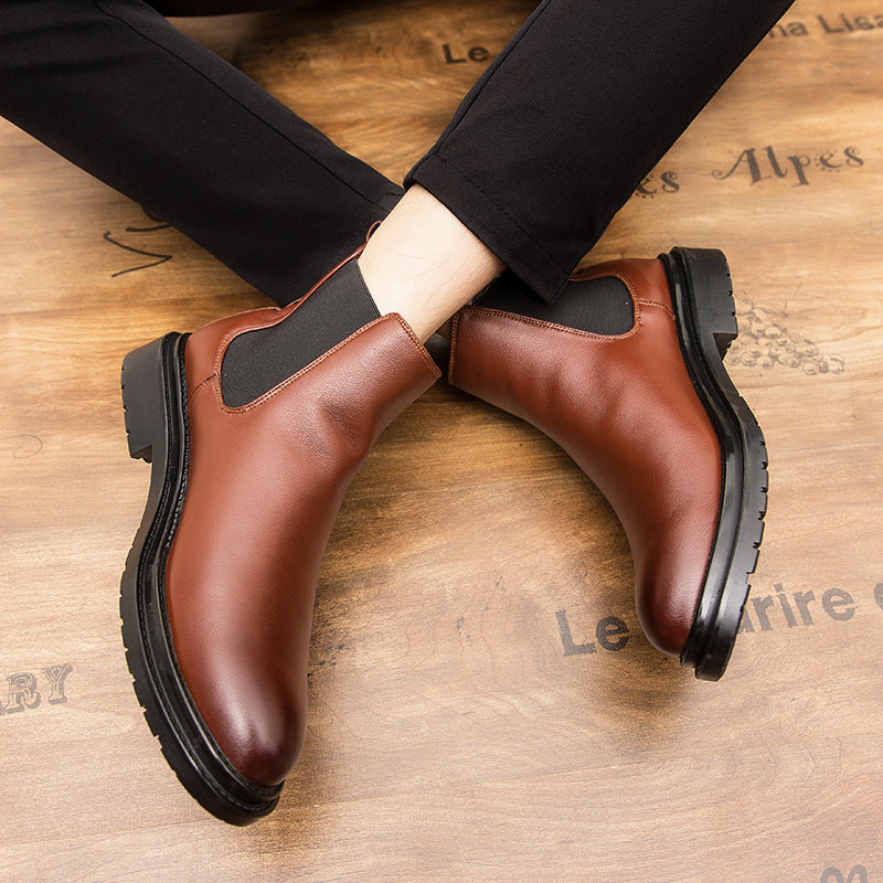 Men's High-top Foot Set Chelsea Boots