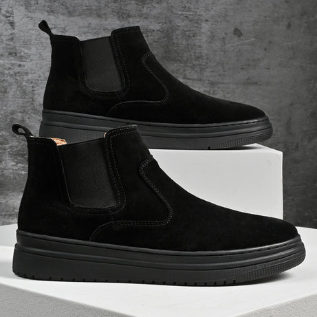 Men's Leather Chelsea Boots Casual Shoes