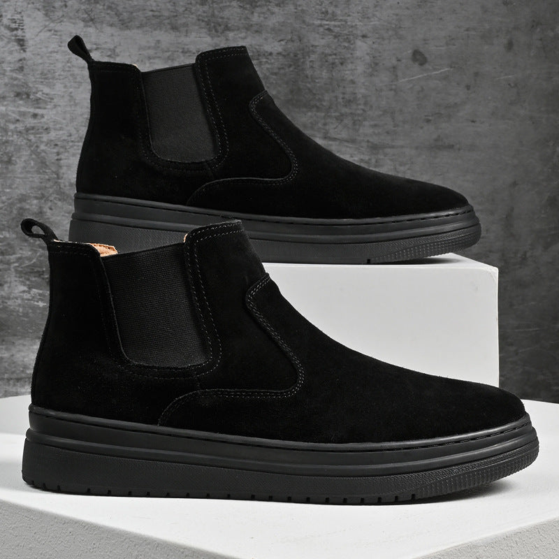 Men's Leather Chelsea Boots Casual Shoes