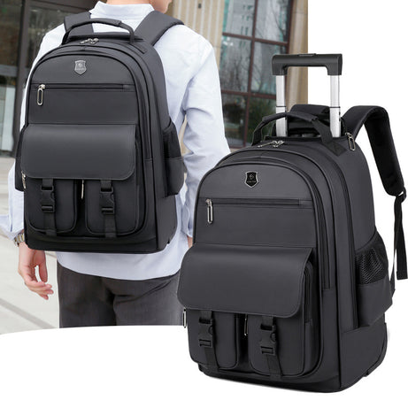 Men's Travel Trolley Backpack