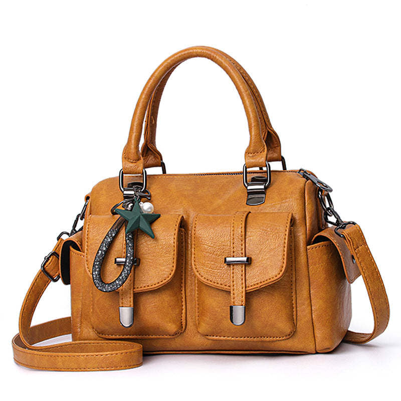 Women's Fashion Handbag Soft Leather Large Capacity Bag