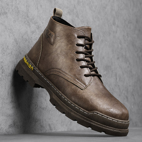 Men's Outer Wear Casual Lace-up Martin Boots