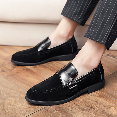 Men's Lazy Loafers Trendy Leather Shoes