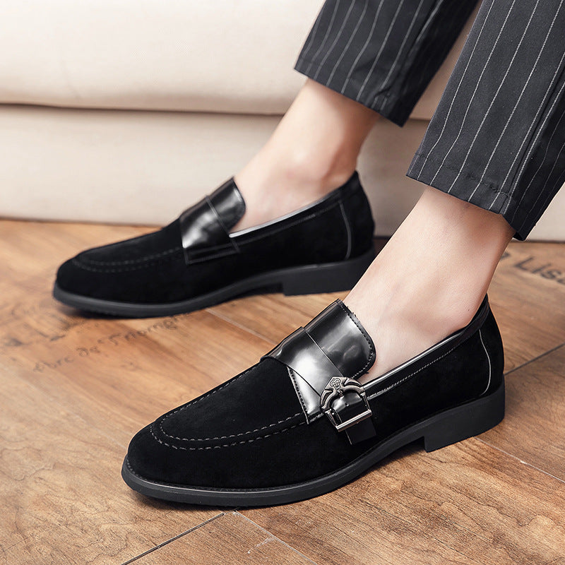 Men's Lazy Loafers Trendy Leather Shoes