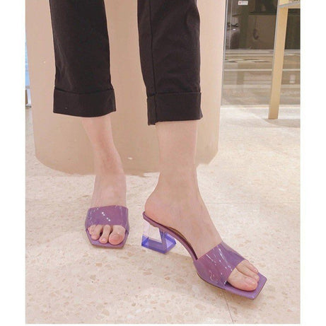 Women's Summer transparent Fashion Slippers