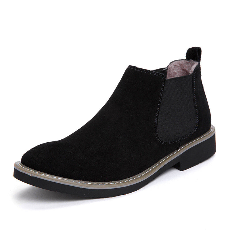 Men's Leather British Style Chelsea Boots