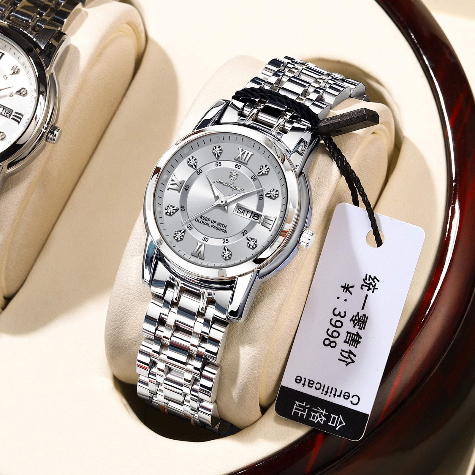 Women's Waterproof Calendar Luminous Watch