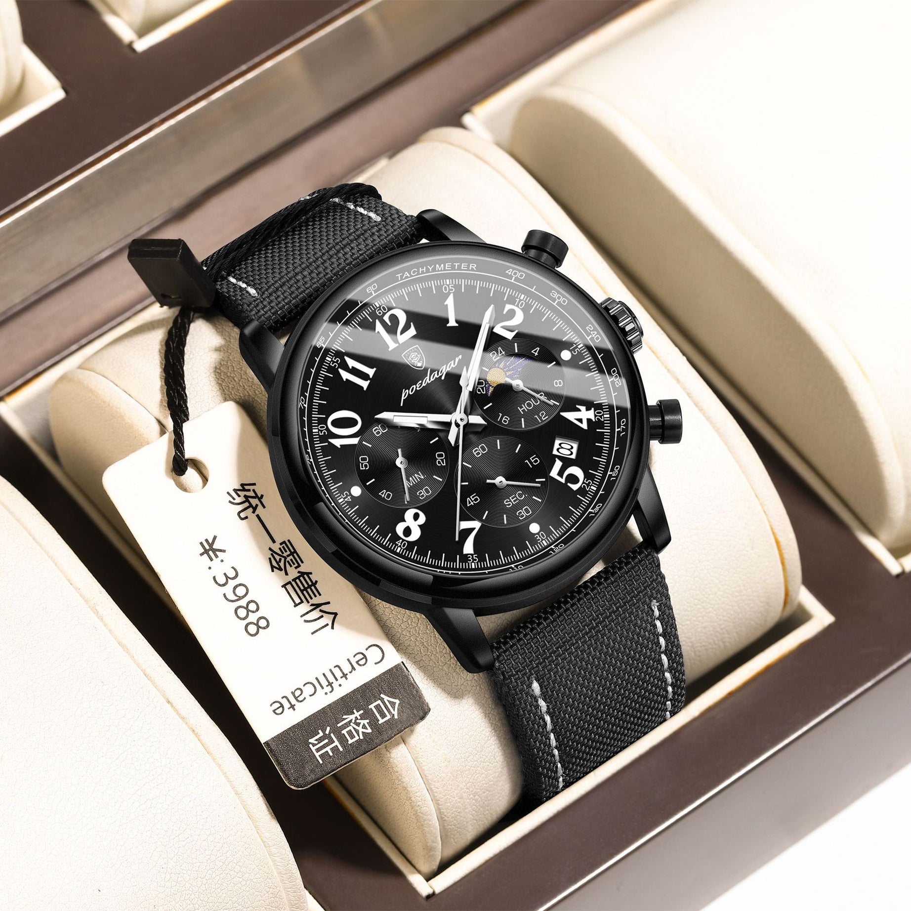 Men's Multi-functional Quartz Watch