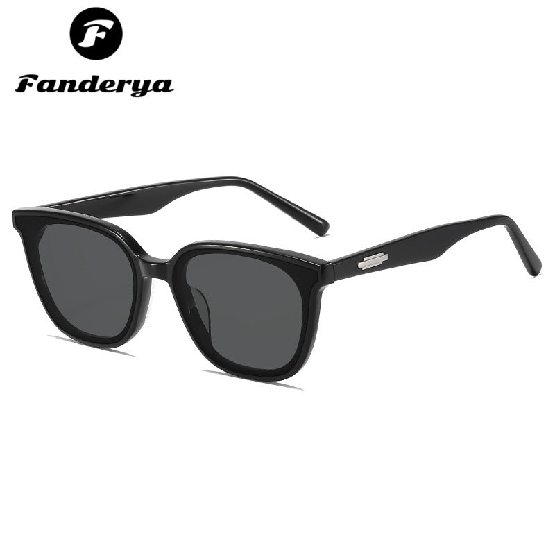 Men's High-End Large Frame Round Sunglasses