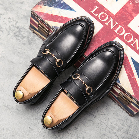 Men's Outdoor Fashion Loafers Leather Shoes
