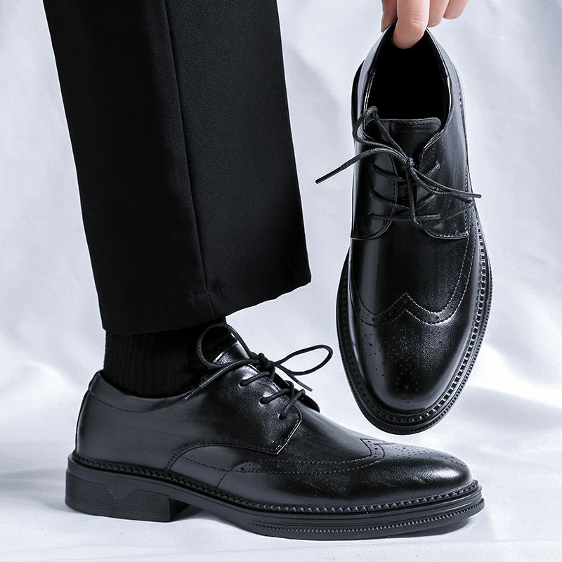 Men's Fashion British Style Leather Shoes