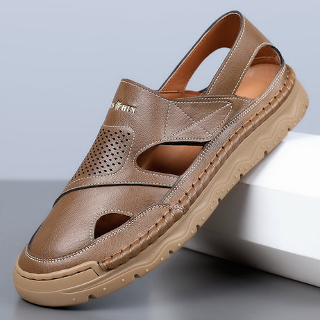 Men's Leather Summer Leisure Casual Sandals