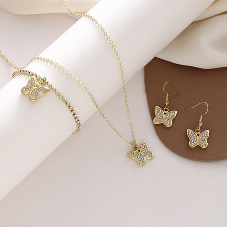 Women's Cross-Border Butterfly Jewelry Set