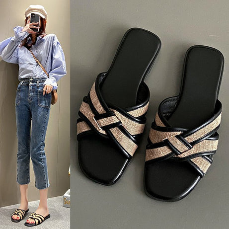 Women's Leisure Vacation Beach Flat Sandals