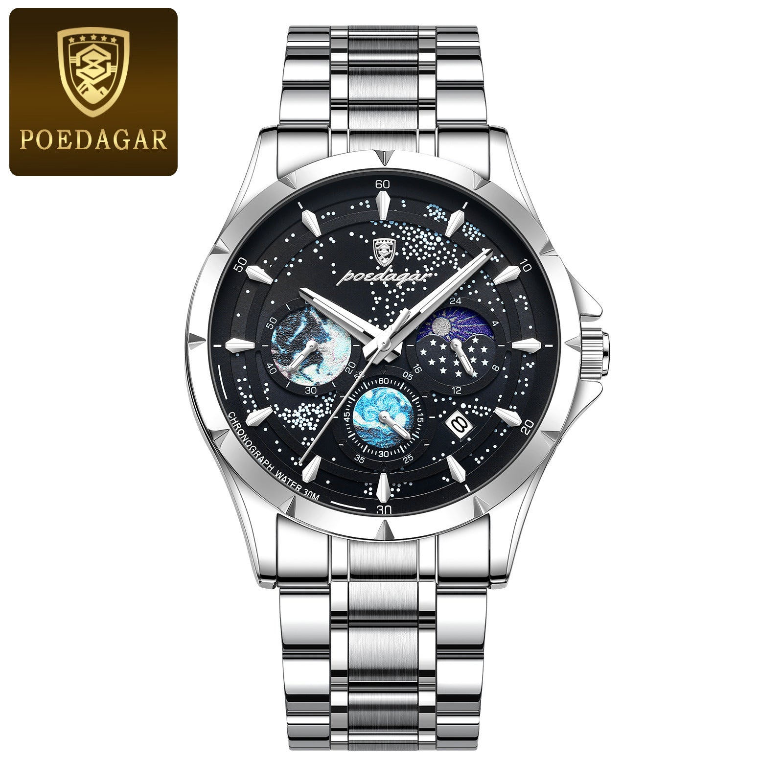 Men's Super Multi-Function Quartz Watch