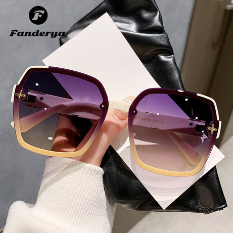 Women's Large Frame Fashion Trend Sunglasses