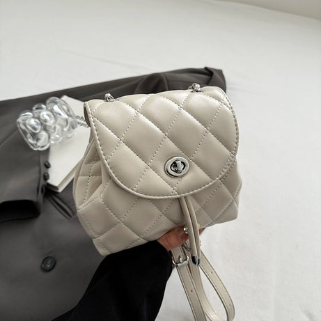 Women's Rhombus Trendy Leather Bag