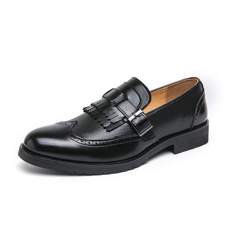 Men's Leather British Style Trend Retro Shoes