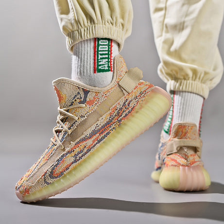 Men's Flying Woven Fashionable Trendy Shoes