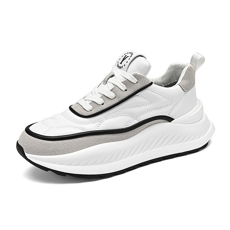 Men's Leather Fashion Outdoor Running Shoes