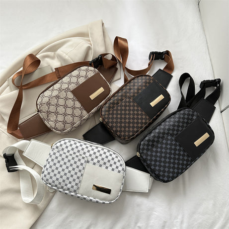 Women's Leather Crossbody Trendy Chest Bag