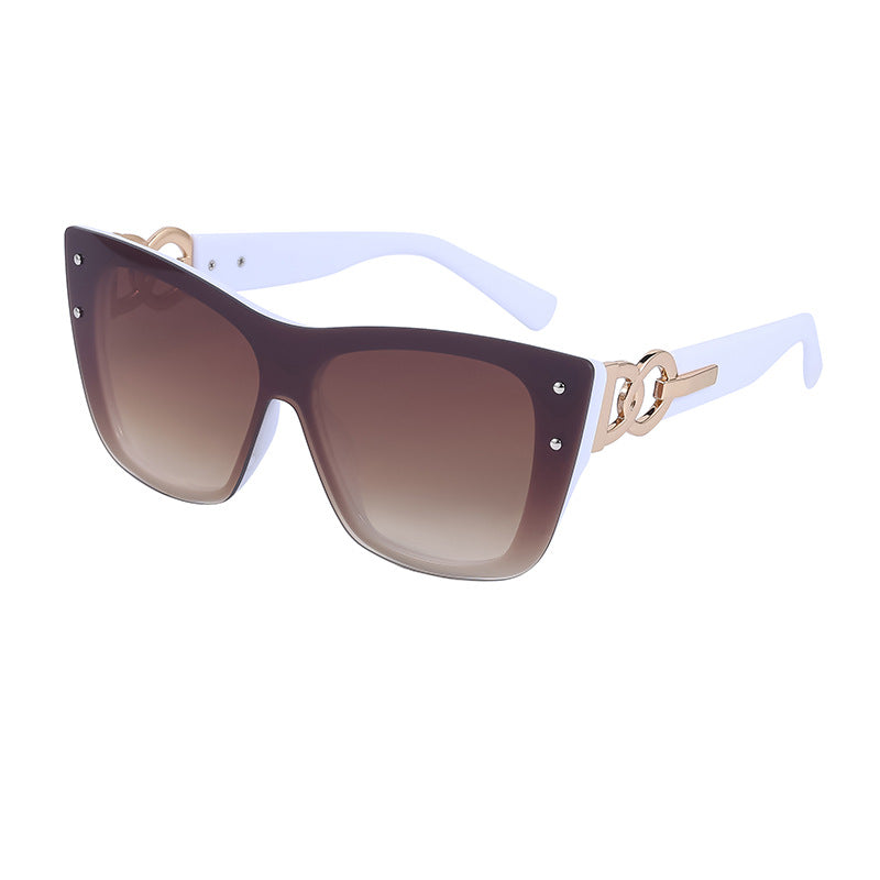 Women's Cat Eye Fashion Large Frame Sunglasses