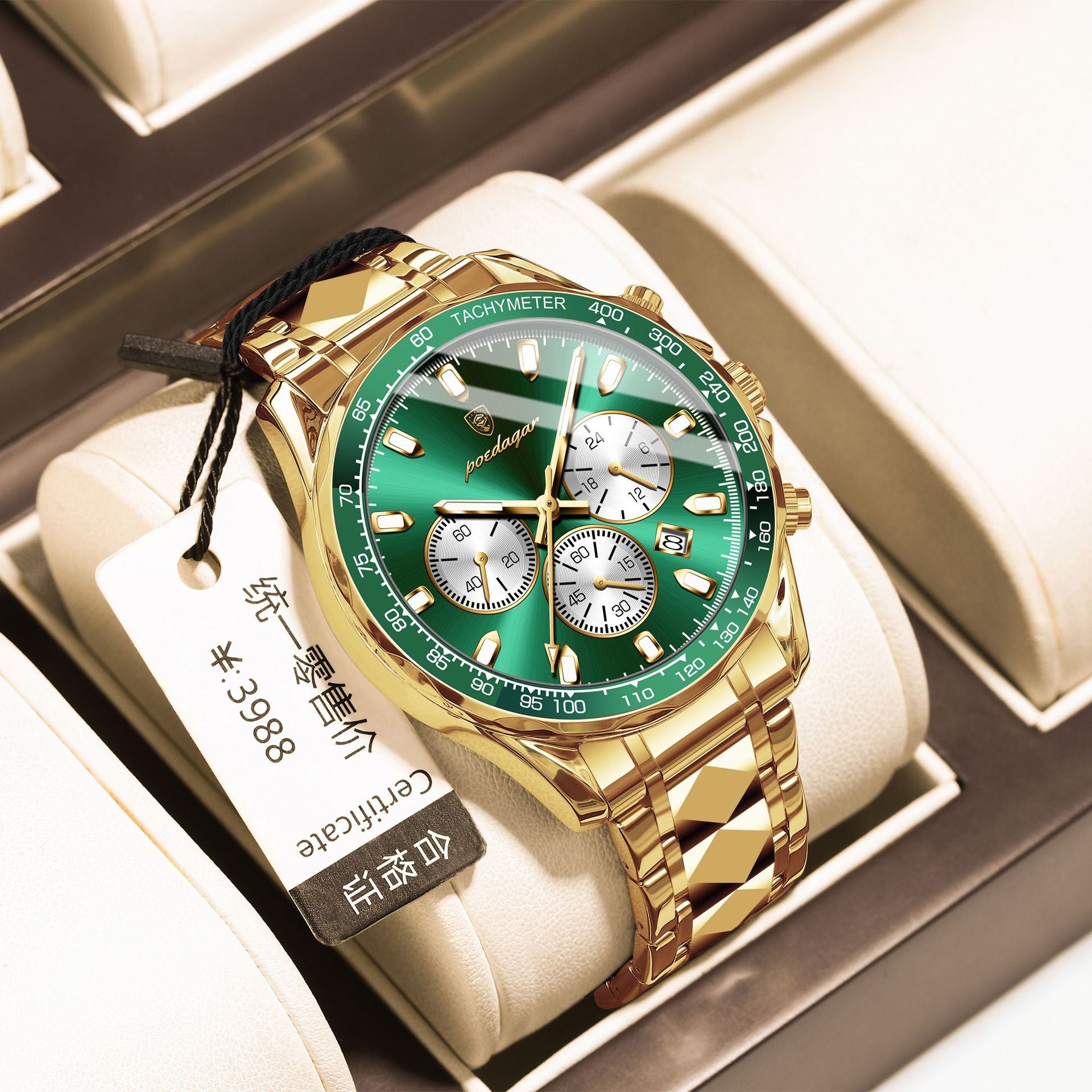 Men's  Multi-functional Quartz Watch